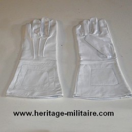 Gants blanc de cérémonie - La Tranchée Militaire