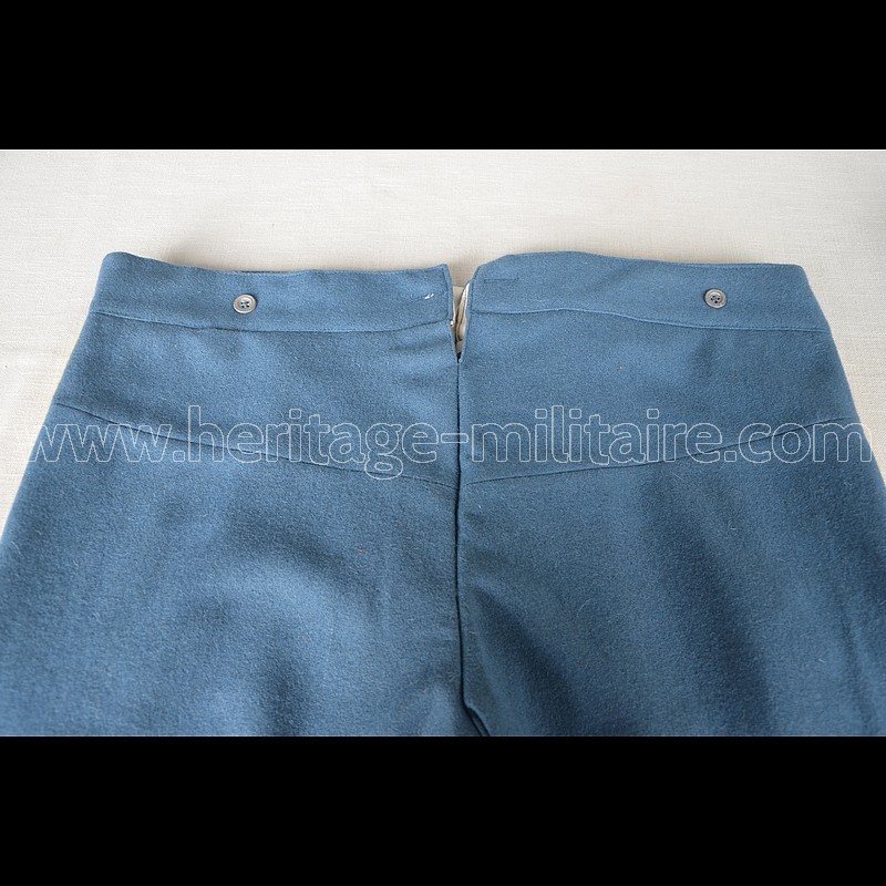 Pant dark sky blue wool