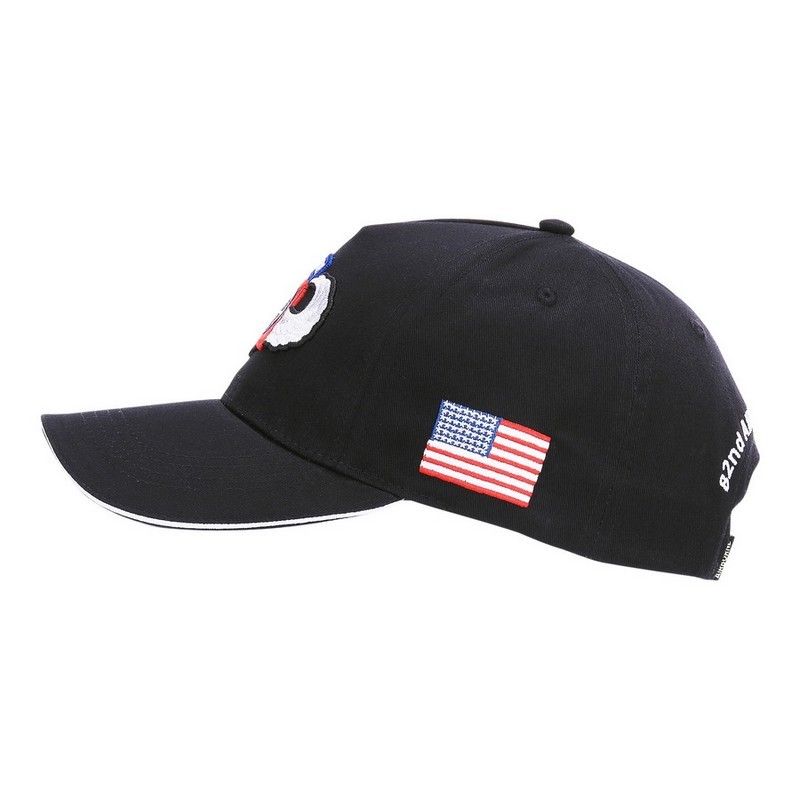 Baseball cap 82st Airborne WWII 3D black