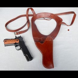 Holster d'épaule en cuir...