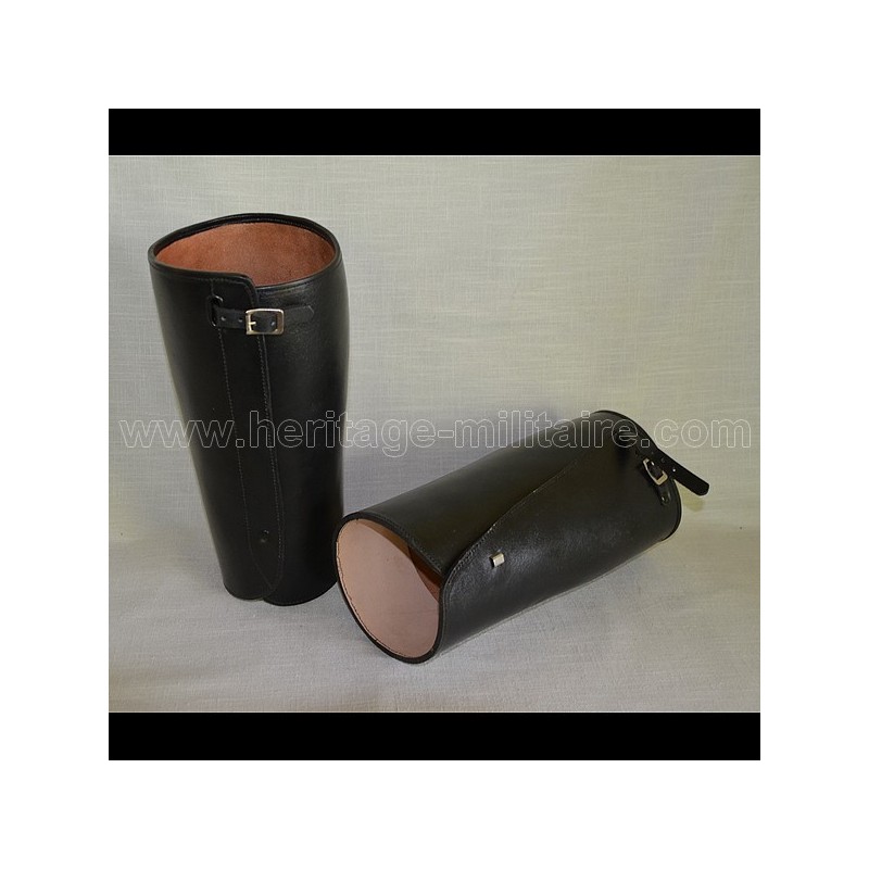 Leather Gaiters Gendarmerie WW2 1940 France